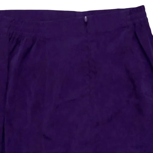 Vintage Norton McNaughton Skirt Dark Purple Size 12 - Picture 6 of 12